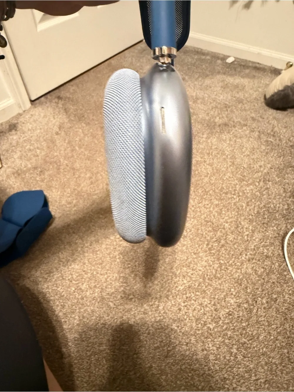 Apple AirPods Max with Blue Case and Blue Headband
